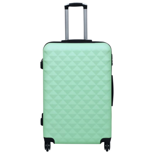 Set Valigie Trolley a Custodia Rigida 2 pz Menta in ABS 92430