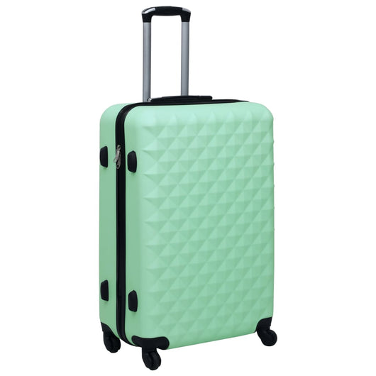 Set Valigie Trolley a Custodia Rigida 2 pz Menta in ABS 92430
