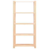 Scaffale portaoggetti a 5 ripiani set da 2 80 x 38 x 170 cm 250 kg beige 02_0045735