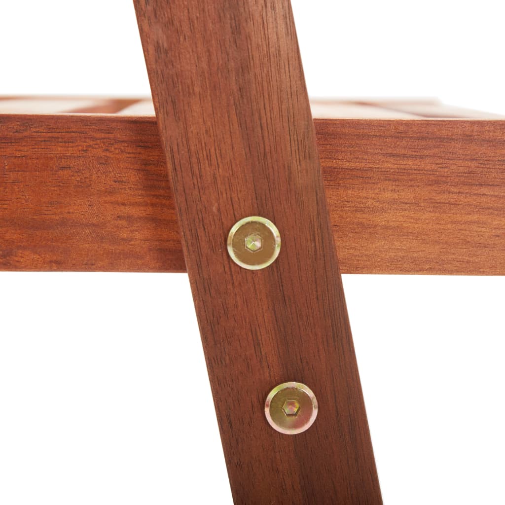 Sedie da Pranzo da Esterni 4 pz in Legno Massello di Acacia 3051100