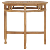 Tavolo da Pranzo Ø 80 cm in Legno Massello di Teak 49427