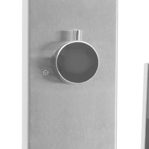 Doccia da Esterno con Piatto in WPC Acciaio Inossidabile 3051286