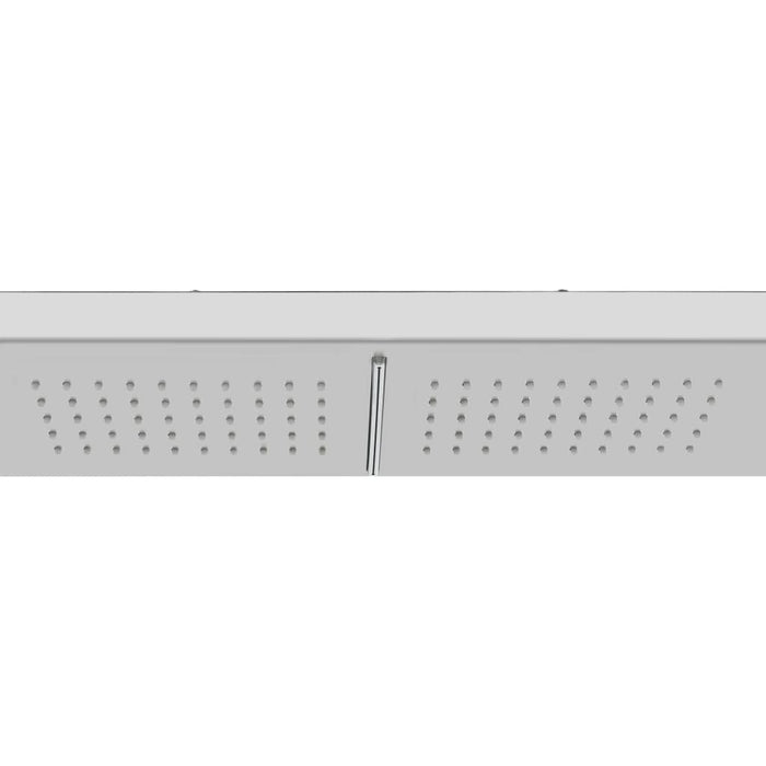 Doccia da Esterno con Piatto in WPC Acciaio Inossidabile 3051293