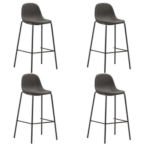 Set da Bar 5 pz in Tessuto Grigio Scuro 3051295