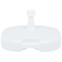 Base Ombrellone Riempibile con Sabbia/Acqua 16L Bianca Plastica cod mxl 55363