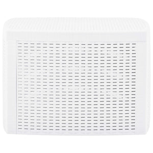 Tavolino-Tavolino da soggiorno-Tavolo Bianco 54x54x36,5 cm in Plastica