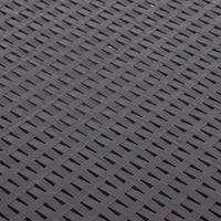 Tavolino di Servizio Colore Caffè 54x54x36,5 cm in Plastica 48776