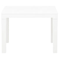 Panchine da Giardino 2 pz Bianco in Plastica