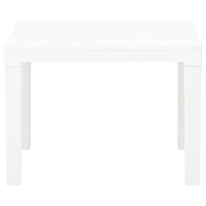 Panchine da Giardino 2 pz Bianco in Plastica 48780