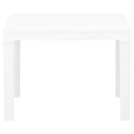 Panchine da Giardino 2 pz Bianco in Plastica 48780