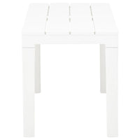 Panchine da Giardino 2 pz Bianco in Plastica