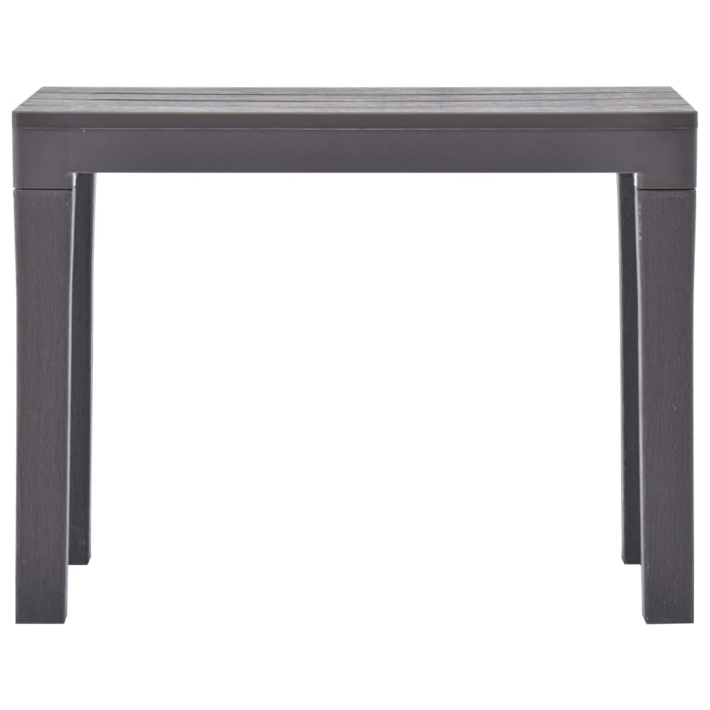 Panca da giardino mobili da giardino per esterni terrazze da giardino 2 pezzi moka plastica 02_0011851