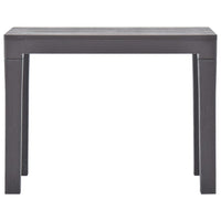 Panchine da Giardino 2 pz Mocca in Plastica 48782