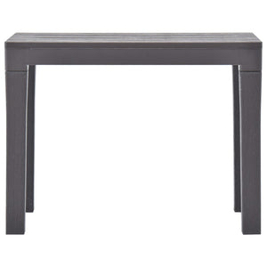 Panchine da Giardino 2 pz Mocca in Plastica 48782