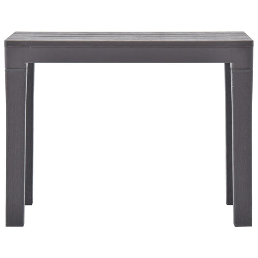 Panchine da Giardino 2 pz Mocca in Plastica 48782