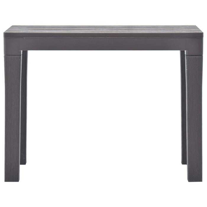 Panchine da Giardino 2 pz Mocca in Plastica 48782