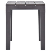 Panchine da Giardino 2 pz Mocca in Plastica