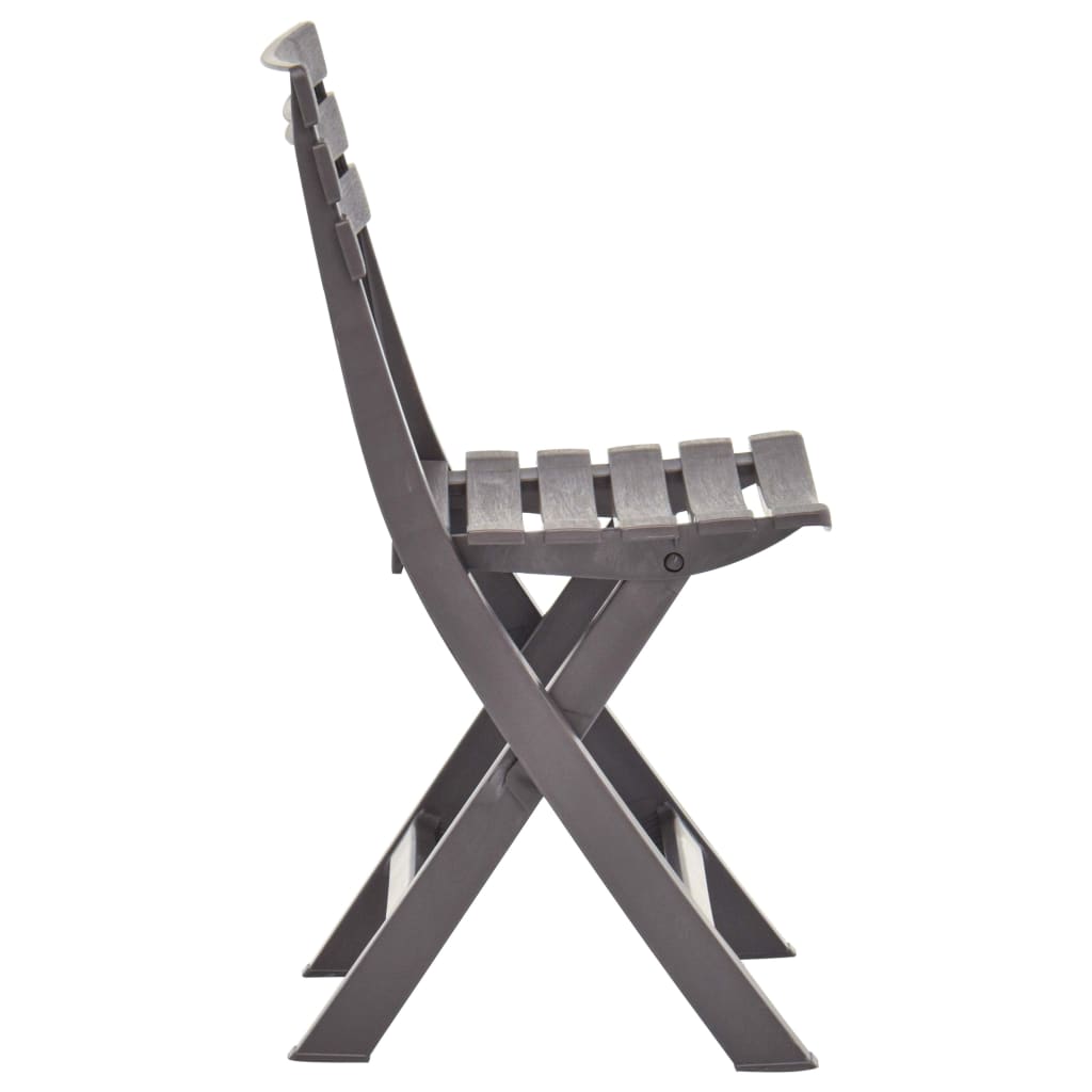 Sedie da Giardino Pieghevoli 2 pz in Plastica Moca cod mxl 6100