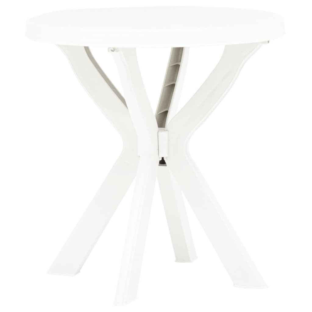 Tavolo da Bistrot Bianco Ã˜70 cm in Plastica cod mxl 34408