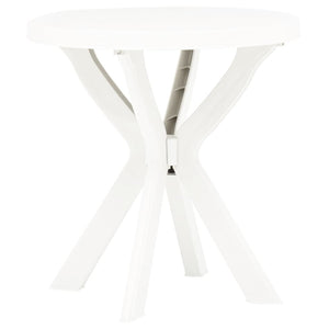 Tavolo da Bistrot Bianco Ã˜70 cm in Plastica cod mxl 34408
