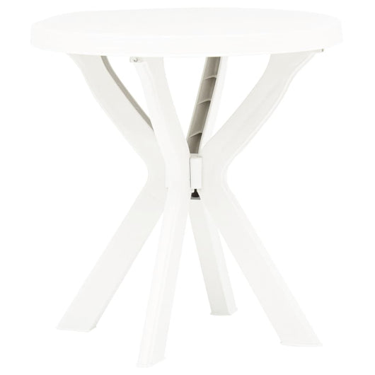 Tavolo da Bistrot Bianco Ã˜70 cm in Plastica cod mxl 34408