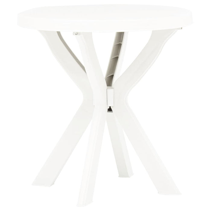 Tavolo da Bistrot Bianco Ã˜70 cm in Plastica cod mxl 34408