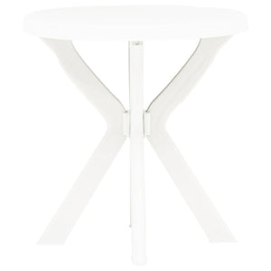Tavolo da Bistrot Bianco Ã˜70 cm in Plastica cod mxl 34408
