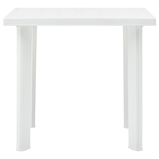 Tavolo da Giardino Bianco 78x75x72 cm in Plastica cod mxl 34385