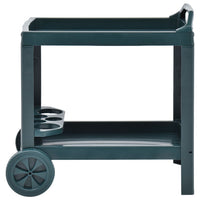 Carrello per Bevande Verde 69x53x72 cm in Plastica 48812