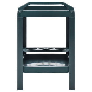 Carrello per Bevande Verde 69x53x72 cm in Plastica 48812