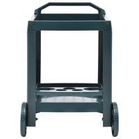 Carrello per Bevande Verde 69x53x72 cm in Plastica 48812