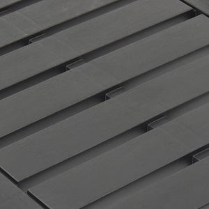 Tavolo da Giardino Antracite 78x55x38 cm in Plastica cod mxl 34278