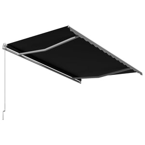 Tenda da Sole Retrattile Manuale 450x300 cm Antracite cod mxl 43739