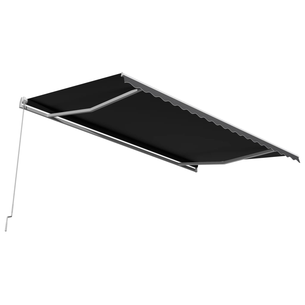 Tenda da Sole Retrattile Manuale 500x300 cm Antracite 3051241