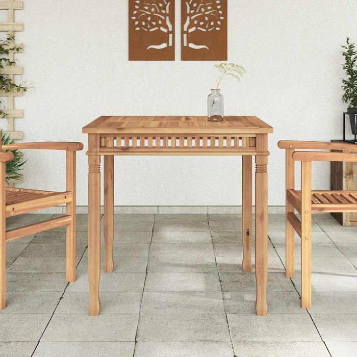 Tavolo da Pranzo per Giardino 80x80x80 cm in Massello di Teak 49384