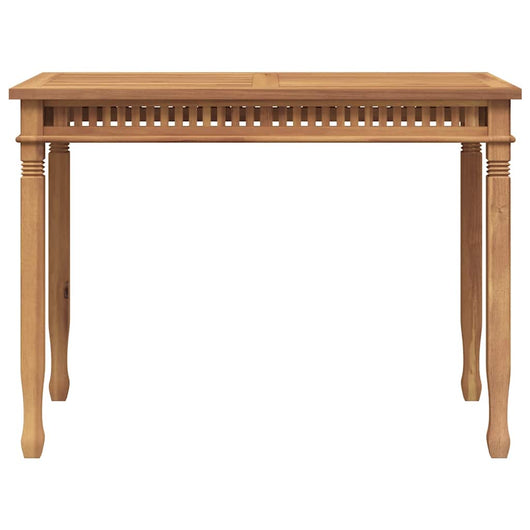 Tavolo da Pranzo per Giardino 110x65x80 cm in Massello di Teak 49385