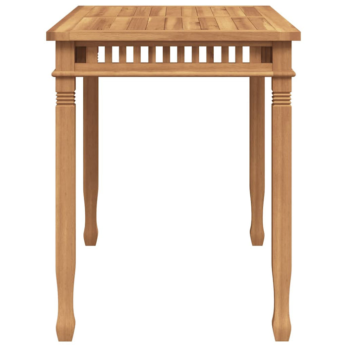 Tavolo da Pranzo per Giardino 110x65x80 cm in Massello di Teak 49385