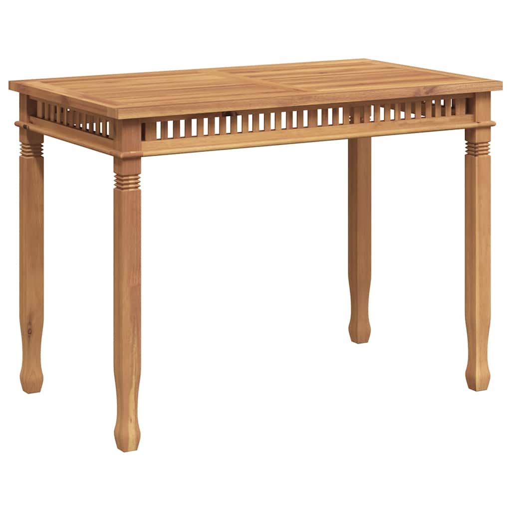 Tavolo da Pranzo per Giardino 110x65x80 cm in Massello di Teak 49385
