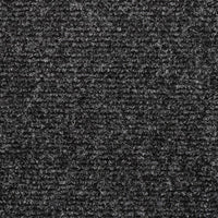 Tappetini per Scale Tessuto Agugliato 15 pz 65x21x4 cm Grigi 134562