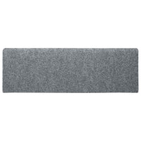 Tappetini Scale Tessuto Agugliato 15 pz 65x25 cm Grigio Chiaro cod mxl 78194