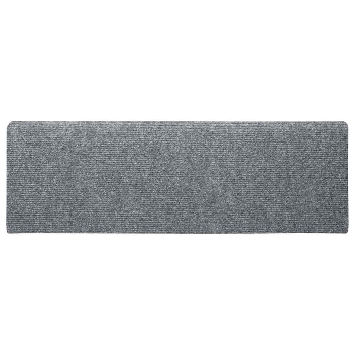 Tappetini Scale Tessuto Agugliato 15 pz 65x25 cm Grigio Chiaro cod mxl 78194