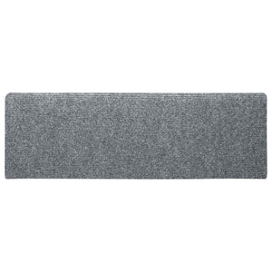 Tappetini Scale Tessuto Agugliato 15 pz 65x21x4cm Grigio Chiaro 134564