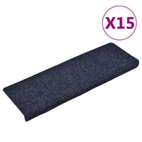 Tappetini per Scale Tessuto Agugliato 15 pz 65x21x4 cm Blucod mxl 79278
