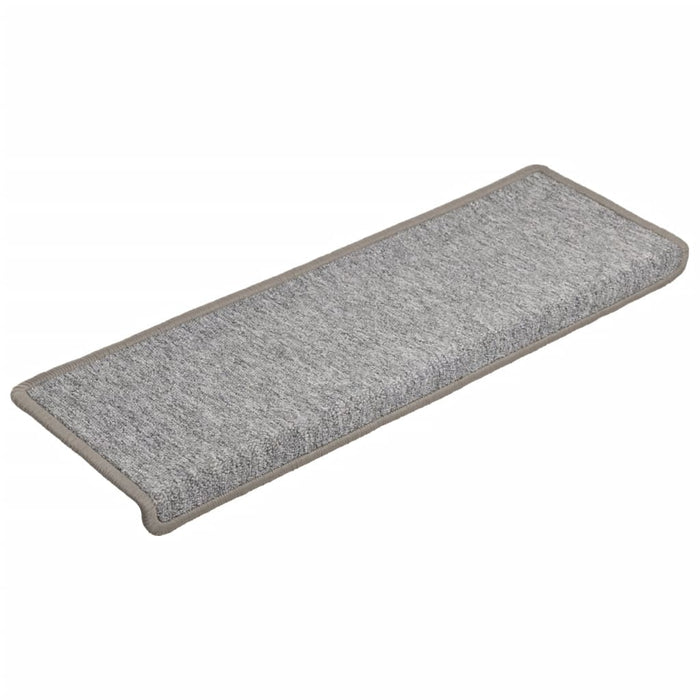 Tappetini per Scale 15 pz 65x21x4 cm Grigio Chiarocod mxl 78972