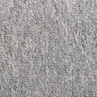 Tappetini per scale 15 pz 65x21x4 cm Grigio chiaro Bordo rettangolare 134570