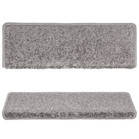 Tappetini per Scale 15 pz 65x25 cm Grigio cod mxl 58375