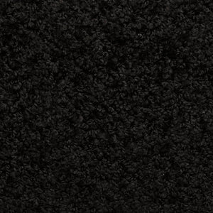 Tappetini per scale 15 pz 65x21x4 cm Nero Bordo rettangolare 134576