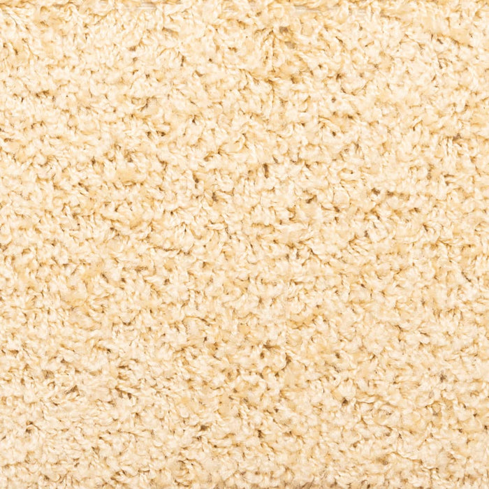 Tappetini per scale 15 pz 65x21x4 cm Crema Bordo rettangolare 134579