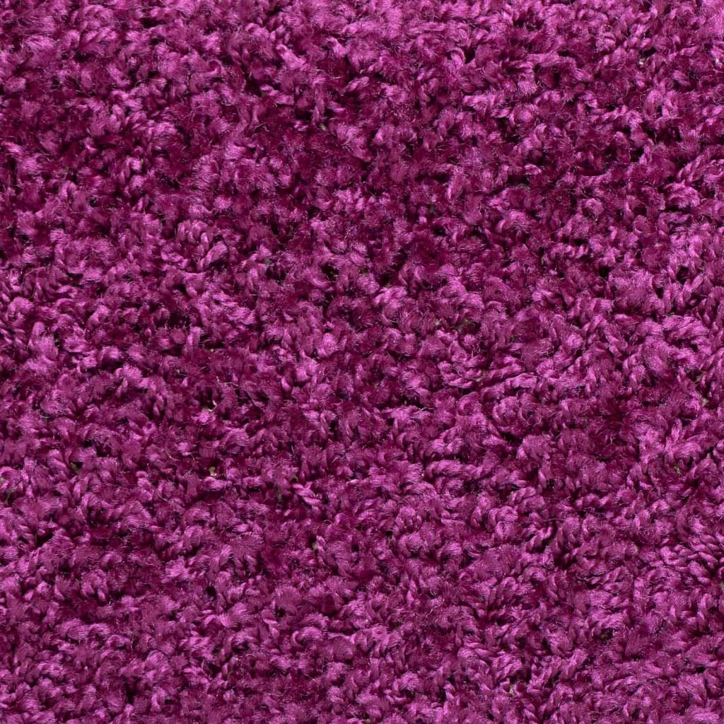 Tappetini per scale 15 pz 65x21x4 cm Viola Bordo rettangolare 134580