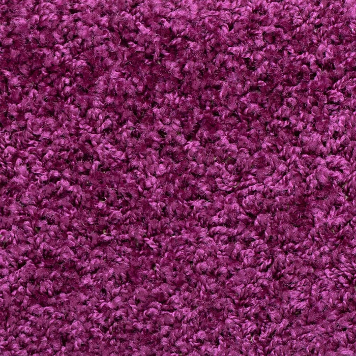 Tappetini per scale 15 pz 65x21x4 cm Viola Bordo rettangolare 134580